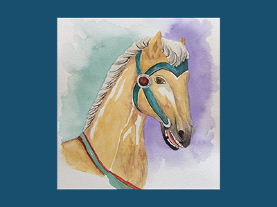 Adventureland Carousel Horse #3